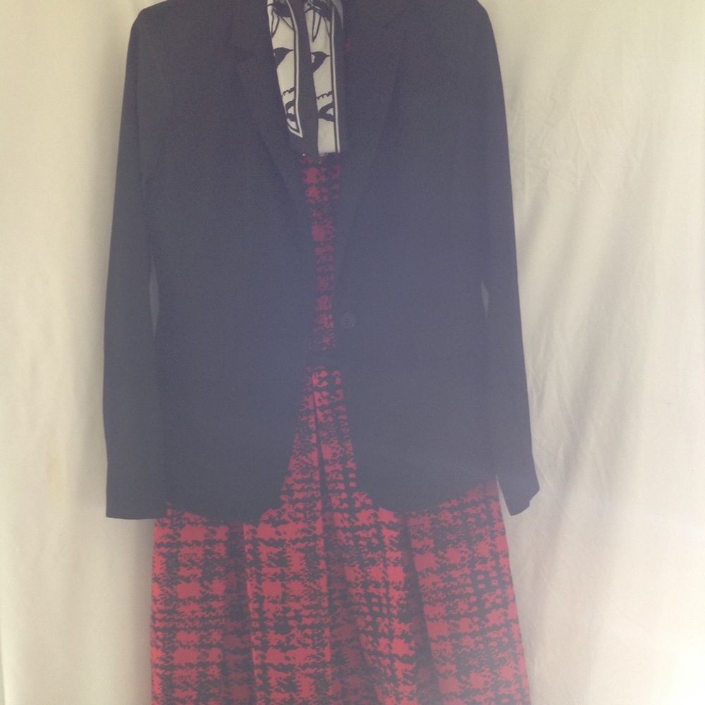 Red & Black Dress